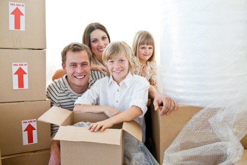 Packing and preparation for local removals in Docklands