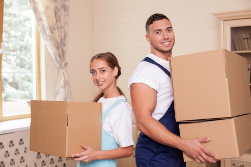 Commercial office removals in Docklands with transport planning